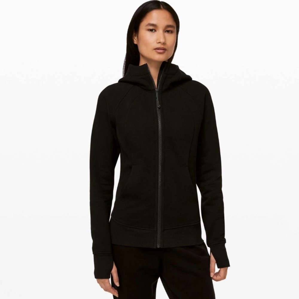 Lululemon | Scuba Hoodie Light Cotton Fleece Black Size 4